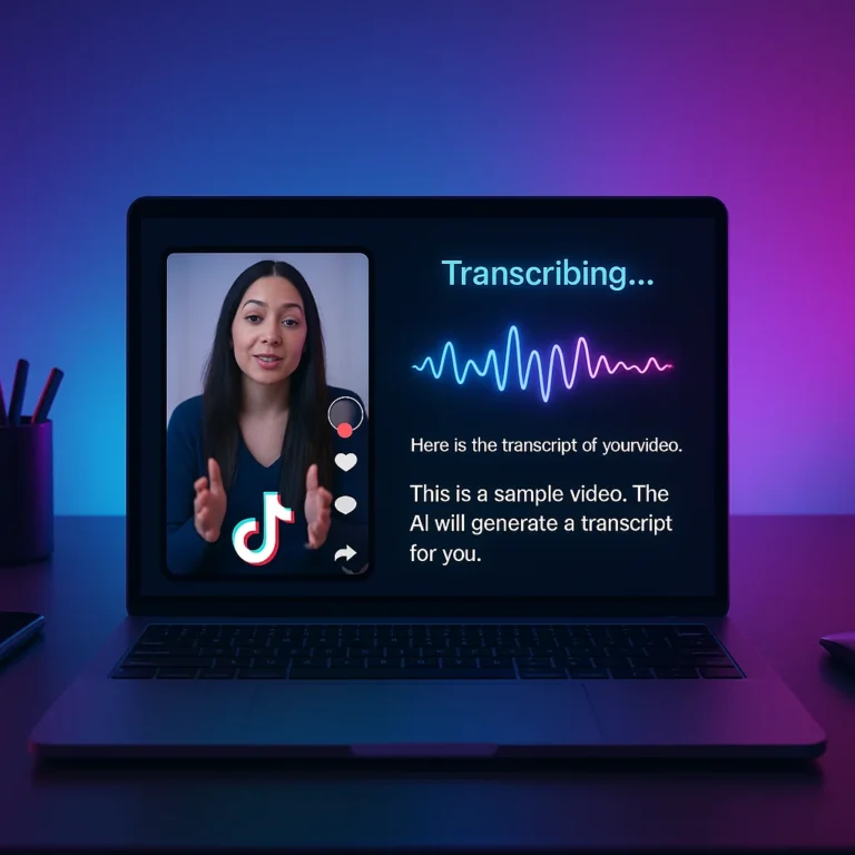 About TikTok Free Video Transcript Generator